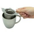 Coador de chá de aço inoxidável com prato s/s